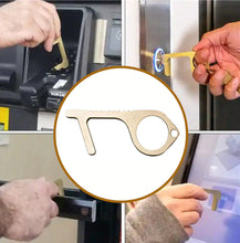 Load image into Gallery viewer, Safe Touch N Go Key Style Contact Less Assist Tool In Brass Vista Shops