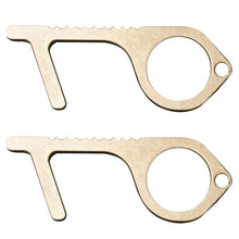 Load image into Gallery viewer, Safe Touch N Go Key Style Contact Less Assist Tool In Brass Vista Shops