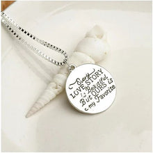 Load image into Gallery viewer, Love Quote Pendant and Chain Necklace Vista Shops
