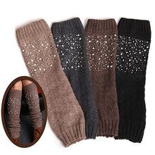 Load image into Gallery viewer, Miss Pearly Legs Leg Warmers With Pearls And Crystals Vista Shops