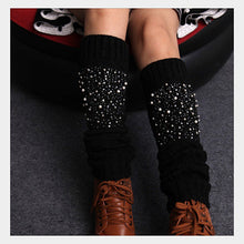 Load image into Gallery viewer, Miss Pearly Legs Leg Warmers With Pearls And Crystals Vista Shops
