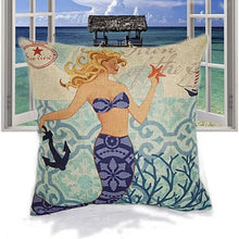 Load image into Gallery viewer, Moods Of A Mermaid Cushion Covers Vista Shops