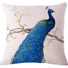 Load image into Gallery viewer, PEACOCK EXOTICA Cushion Covers In Pairs Vista Shops