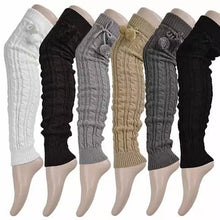 Load image into Gallery viewer, POMPOM LOVE Adorable Knee High Socks Vista Shops