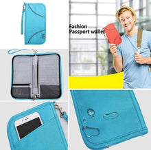 Load image into Gallery viewer, SAFE JOURNEY RFID BLOCKER Passport and Credit Card Protector Wallet Vista Shops