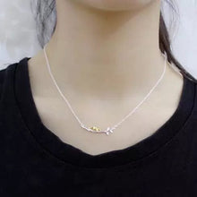 Load image into Gallery viewer, Sealed With A Kiss Bird Necklace in Sterling Silver 925 Vista Shops