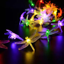 Load image into Gallery viewer, Solar Powered DragonFly LED Light String Vista Shops