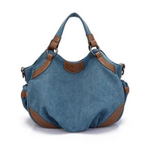 Load image into Gallery viewer, Travel Town Canvas Shoulder Bag Vista Shops