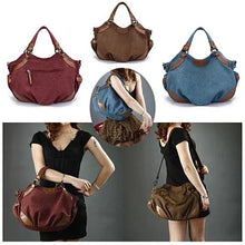 Load image into Gallery viewer, Travel Town Canvas Shoulder Bag Vista Shops