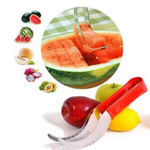 Load image into Gallery viewer, WOWZY RED/STELL Watermelon or any Melon Slicer and Cake With Mellon Baller And Fruit Carver Vista Shops