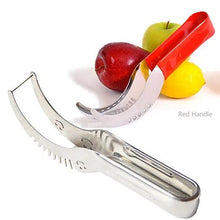 Load image into Gallery viewer, WOWZY RED/STELL Watermelon or any Melon Slicer and Cake With Mellon Baller And Fruit Carver Vista Shops