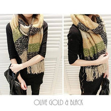 Load image into Gallery viewer, Wrap Me Softly Cotton Shawl With Fringe Vista Shops