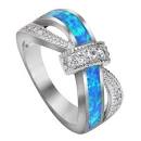 Load image into Gallery viewer, You Cross My Mind Ring Diamond Crystals In 3 Lovely Colors Vista Shops