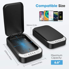 Load image into Gallery viewer, SaniCharge 3 in 1 Sanitize And Charge Your Cellphone Also Enjoy Aromatherapy Vista Shops