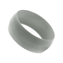 Load image into Gallery viewer, CHERISH Mesh Bangle Trio Of Gold Rose Gold Silver In 3 Sizes Vista Shops