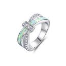 Load image into Gallery viewer, You Cross My Mind Ring Diamond Crystals In 3 Lovely Colors Vista Shops