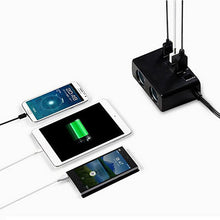 Load image into Gallery viewer, Dual Car 12v Outlet with 4 USB all Gadget Charger Vista Shops