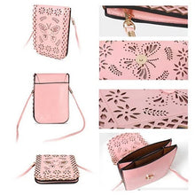 Load image into Gallery viewer, Social Butterfly A Flower And A Butterfly Filigree Design Crossbody Bag Vista Shops
