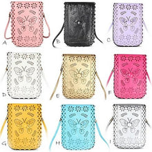 Load image into Gallery viewer, Social Butterfly A Flower And A Butterfly Filigree Design Crossbody Bag Vista Shops