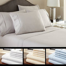 Load image into Gallery viewer, 6-Piece Luxury Soft Bamboo Bed Sheet Set in 12 Colors Vista Shops