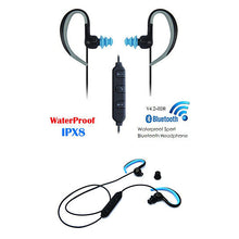 Load image into Gallery viewer, Waterproof Bluetooth Headphones with Swimmers Earplugs Vista Shops