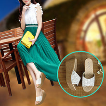 Load image into Gallery viewer, Zinnia Wedges Flowers On Your Feet By Seasons Vista Shops