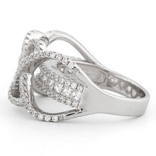 Load image into Gallery viewer, Ring Ceremony Double Infinity 2 In 1 CZ Ring Vista Shops