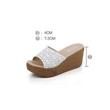Load image into Gallery viewer, Zinnia Wedges Flowers On Your Feet By Seasons Vista Shops
