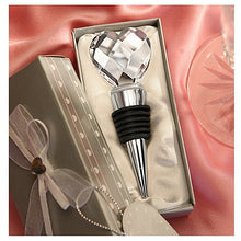 Load image into Gallery viewer, I Heart Wine Crystal Heart Wine Stopper Vista Shops