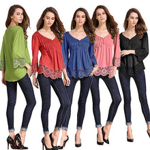Load image into Gallery viewer, Explora Tops In Pretty Pintucks And Breezy Lace Details Vista Shops