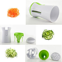 Load image into Gallery viewer, Salad Lover's Spiral Slicer 2 Blades Handheld And Compact Vista Shops