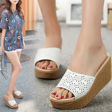 Load image into Gallery viewer, Zinnia Wedges Flowers On Your Feet By Seasons Vista Shops