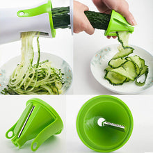 Load image into Gallery viewer, Salad Lover's Spiral Slicer 2 Blades Handheld And Compact Vista Shops
