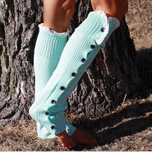 Load image into Gallery viewer, Lacy Legs - Lounge in Delicate and Cozy Lacy Socks Vista Shops