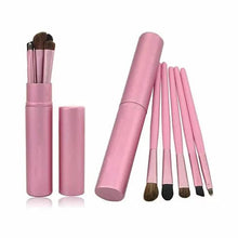 Load image into Gallery viewer, The Beautiful Traveler Makeup Brush Set in a compact Travel case Vista Shops
