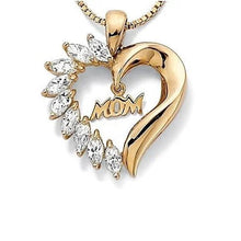Load image into Gallery viewer, MOM's LOVE Heart Pendant With CZ Vista Shops