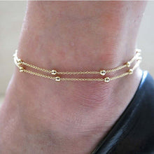 Load image into Gallery viewer, Happy Ending Anklets in Silver and Gold Vista Shops