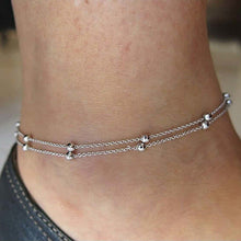 Load image into Gallery viewer, Happy Ending Anklets in Silver and Gold Vista Shops