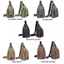 Load image into Gallery viewer, Sling Cling Cotton Canvas Messenger Bag in 5 Colors Vista Shops