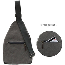 Load image into Gallery viewer, Sling Cling Cotton Canvas Messenger Bag in 5 Colors Vista Shops