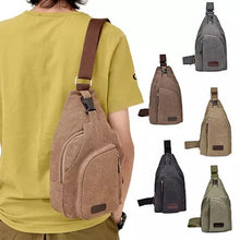 Load image into Gallery viewer, Sling Cling Cotton Canvas Messenger Bag in 5 Colors Vista Shops